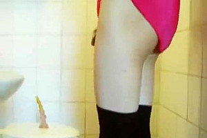 Korean CD Enema and cum
