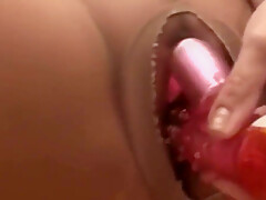 Ky Slut Step mom Sonya Fucks Her Pussy With Dildo On Kitchen Tabl