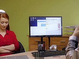 LOAN4K  Agent in credit company loves boobs of his gorgeous customer