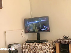La France A Poil - Trashy Blonde With Big Ass Takes Ana