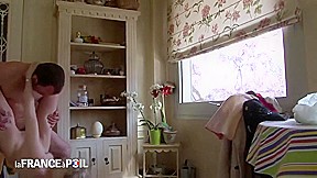 La France A Poil - Young Blonde Takes Boyfriend's Cock