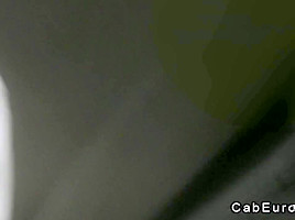 Lady anal fucking on security cam in fake taxi
