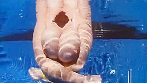 Lana Ivans in the Pool