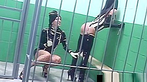 Latex Lesbian RubberDoll Face Fucks Nadia Nitro!