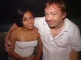 Latina Bukkake Gangbang in Porno Theater