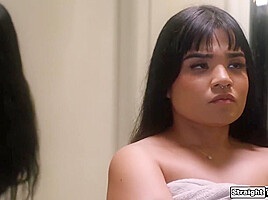 Latina lets perv butler anal fuck her once to get rid of him