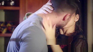 Latina teen 18+ gets facial