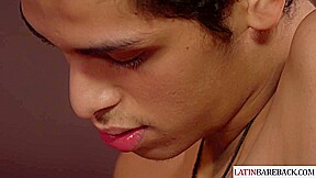 Latino twink cums after getting blowjob in amateur duo