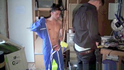 Latino twink fucking his boss at work - StraightFuckingBoy