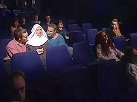 Laur a & Madalina at cinema
