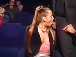 Laur a & Madalina at cinema