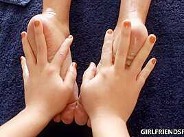 Lesbian Foot Massages 2 - Brat Perversions