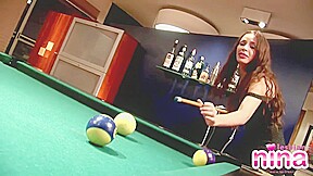 Lesbian Nina Pool Nude and Teasing