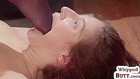 Lesbian submissive babes into anal strapon orgy