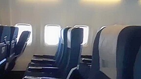Lesbians Flashing On A Plane