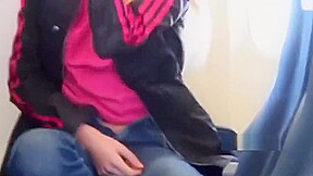 Lesbians Flashing On A Plane