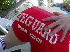 Life Guard Strapon Fucks