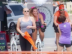 Like she is fucking the bicycle