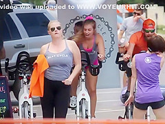Like she is fucking the bicycle