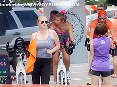 Like she is fucking the bicycle