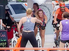 Like she is fucking the bicycle