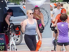 Like she is fucking the bicycle