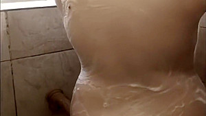 Lilithnox92: Roommate catches Lilith during sexy shower/play time 
