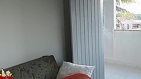 Limpando A Casa Pe Da  Ela Mostra A Buceta La Fora! With Minha Esposa