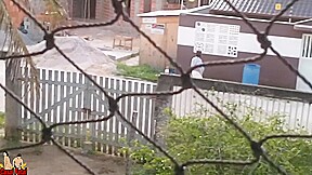 Limpando A Casa Pe Da  Ela Mostra A Buceta La Fora! With Minha Esposa