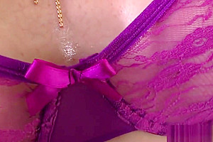 Lingerie tgirl jerking and sucking black dick