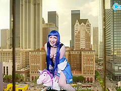 Lizzie Love In Teenage Naruto Cosplayer Ride