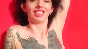 Load moaning Lucy Ravenblood smoking cigarette while riding cock