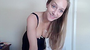 Lonely night with monster dildo