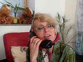 Lonely old grandma pleases young guy