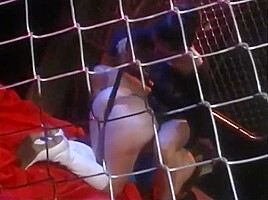 Long Hair Beauty Gets Her Ass Lashed While Blindfolded On Her Knees