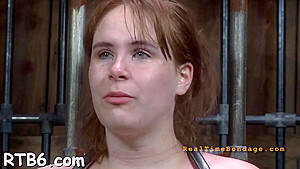Lusty Redhead Fingers Tight Taco