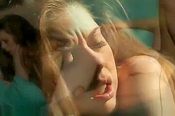 Mai Ly and Jessi June - Pussy Licking By the Pool