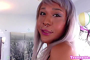 Mara Nova In Big Cock Ebony Girl Jerks Off