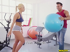 Marco Banderas And Briana Bounce In Gagging On Monster Dick