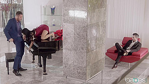 Marica Hase is sucking cock in the middle of the day, instead of getting ready for work
