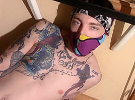 Masked Up Jack Off With Blinx - Blinx