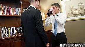MasonicBoys Cute innocent Dex Devall fucked by hot hung suited DILF