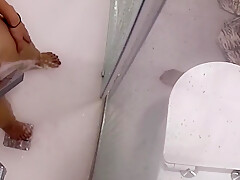 Masturbating In The Shower With Pressurized Water  Caught Showering