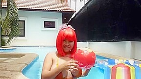 Masturbation Asian Babe On The Backyard
