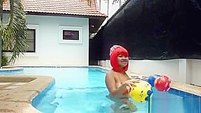 Masturbation Asian Babe On The Backyard