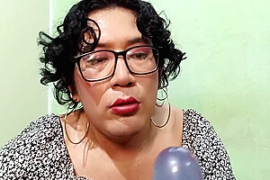 Mature Trans Girl In Miniskirt And Lingerie