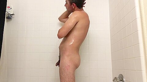 Me Spreading and Playing in the Shower