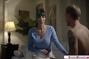 Melanie Brooks In Busty Trans Stepmom Is Barebacked By Stepson