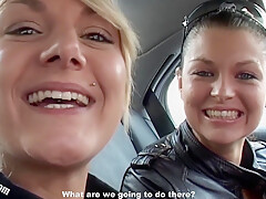 Merry And Nina Naked Through Berlin
