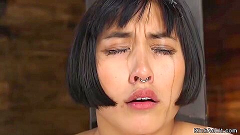 Mia Li In Hairy Asian Step mother Id Like To Fuck Toyed In Hogtie